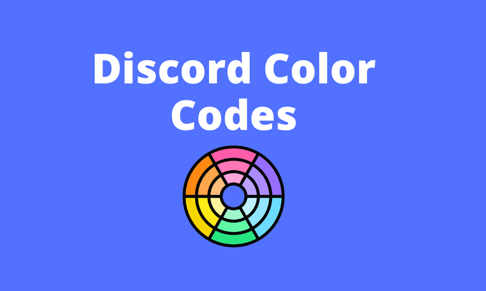 Discord Color Codes +30 Color With HEX Codes